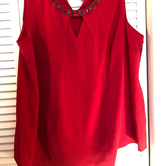 Worthington Red Blouse - Picture 2 of 6